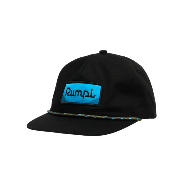 Rumpl Apparel One Size 5 Panel Hat Black With Sierra Spring Fade Patch Ahat H05 O 28948705542216