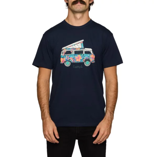 Rumpl Apparel Tee Shirt Midnight Navy Blue Hawaii Van 29203875168328